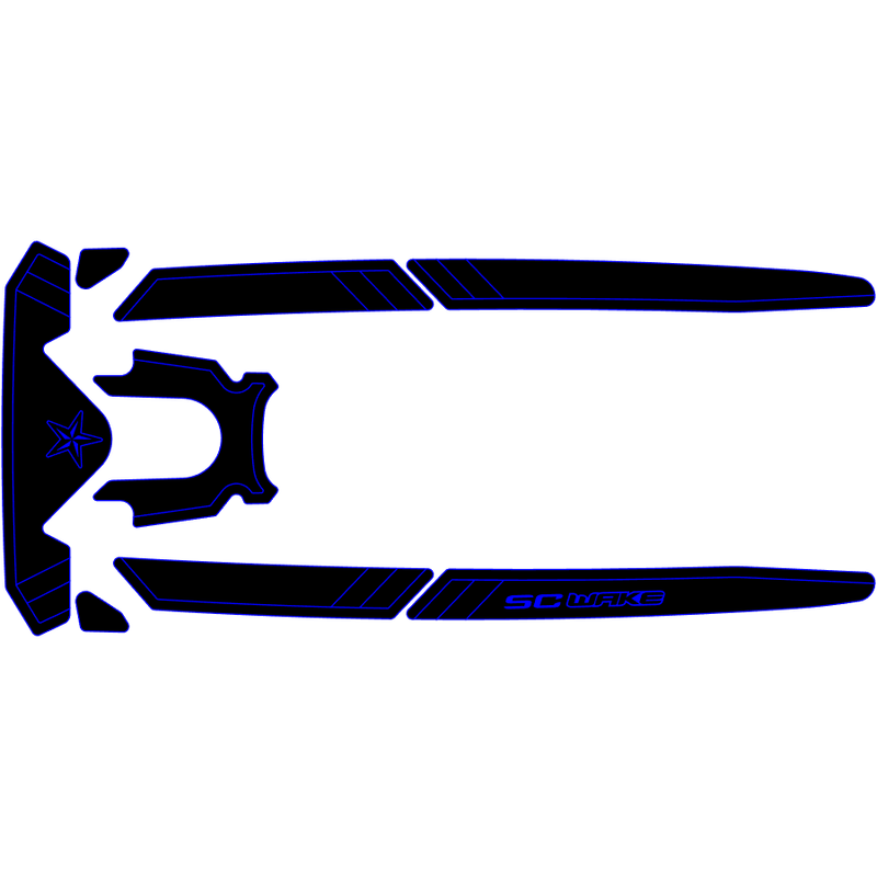 SC Wake Sea Doo GTI 130 /GTI Ltd 155 /GTI SE 130 /GTI SE 155 /GTS Rental 130 /Wake 155 Waverunner Jet Ski Traction Mat Kit