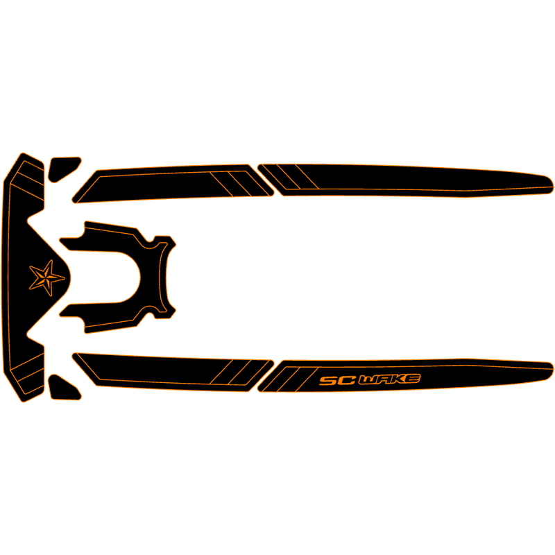 SC Wake Sea Doo GTI 130 /GTI Ltd 155 /GTI SE 130 /GTI SE 155 /GTS Rental 130 /Wake 155 Waverunner Jet Ski Traction Mat Kit