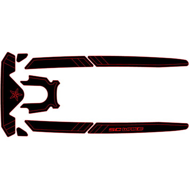 SC Wake Sea Doo GTI 130 /GTI Ltd 155 /GTI SE 130 /GTI SE 155 /GTS Rental 130 /Wake 155 Waverunner Jet Ski Traction Mat Kit