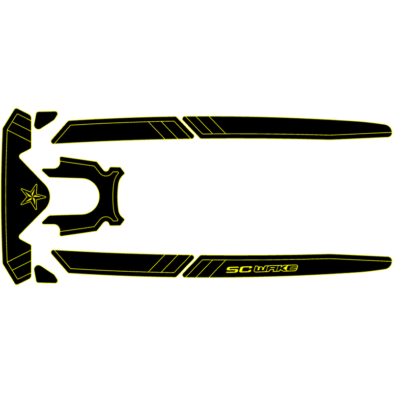 SC Wake Sea Doo GTI 130 /GTI Ltd 155 /GTI SE 130 /GTI SE 155 /GTS Rental 130 /Wake 155 Waverunner Jet Ski Traction Mat Kit