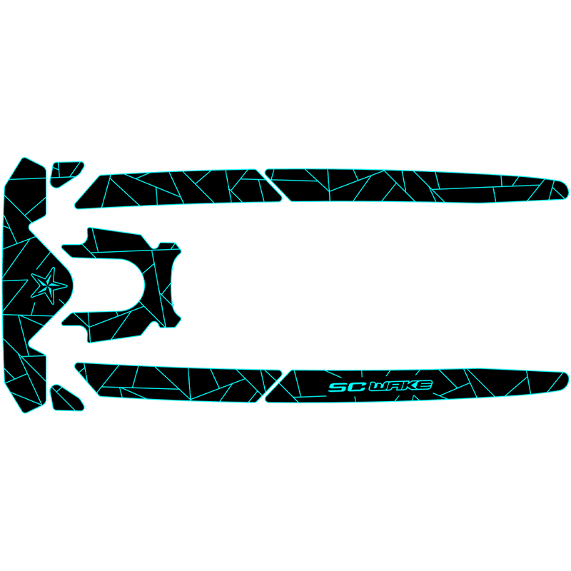 SC Wake Sea Doo GTI 130 /GTI Ltd 155 /GTI SE 130 /GTI SE 155 /GTS Rental 130 /Wake 155 Waverunner Jet Ski Traction Mat Kit