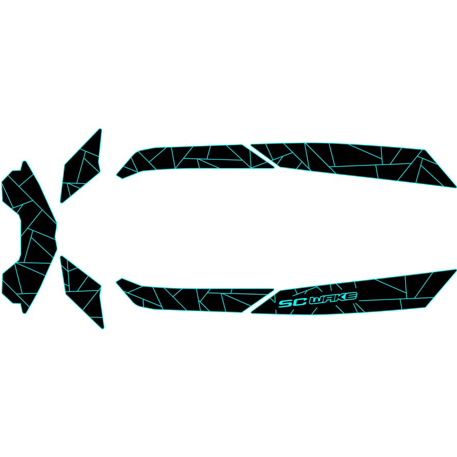 SC Wake Sea Doo Spark 3-Up '14-21 Waverunner Jet Ski Traction Mat Kit