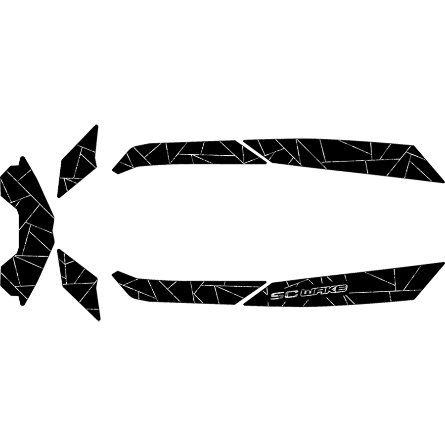 SC Wake Sea Doo Spark 3-Up '14-21 Waverunner Jet Ski Traction Mat Kit