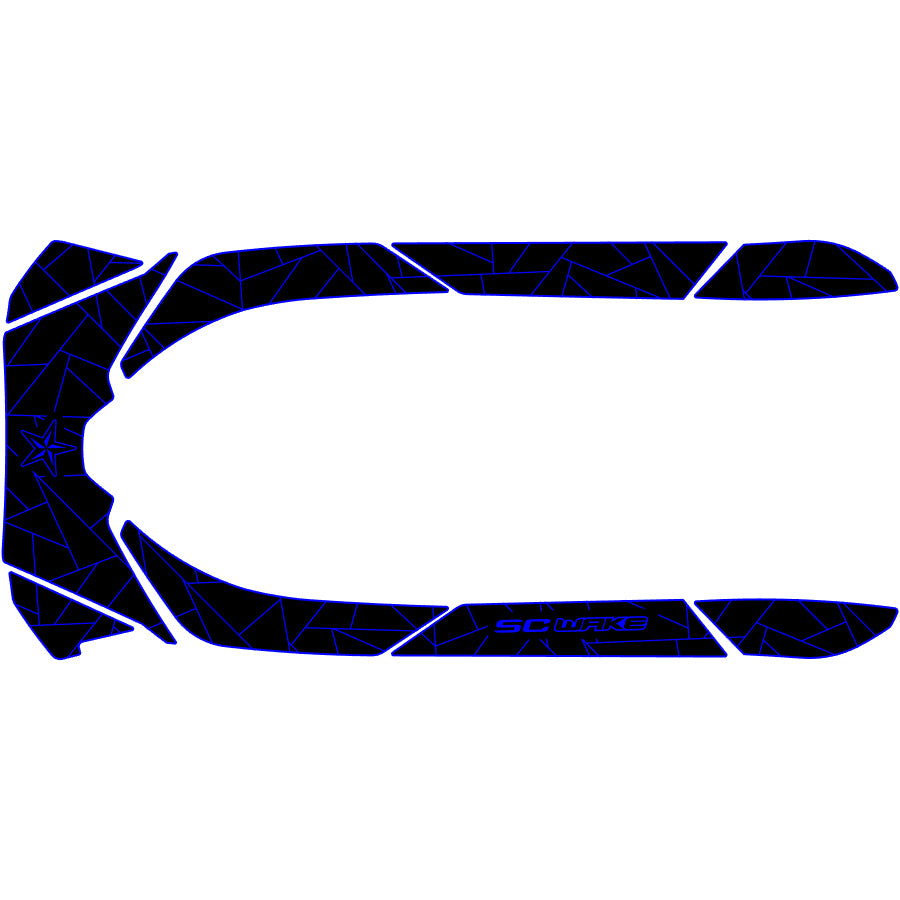 SC Wake Sea Doo GTI 130 '11-18 / GTI LTD 155 '12-19 / GTR 215 '12-19 / GTS 130 '12-19 / SE 130/155 '12-19 / & WAKE 155 '12-19 Waverunner Jet Ski Traction Mat Kit