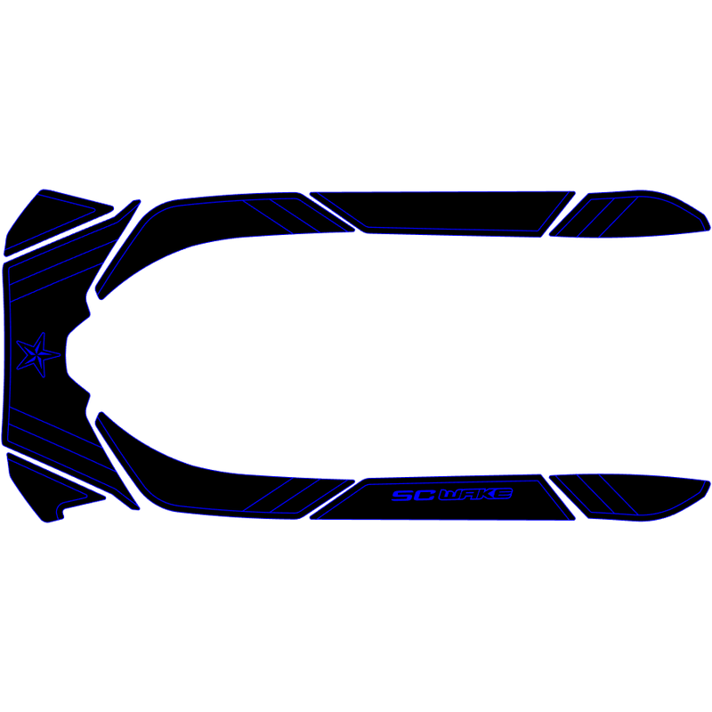SC Wake Sea Doo GTI 130 '11-18 / GTI LTD 155 '12-19 / GTR 215 '12-19 / GTS 130 '12-19 / SE 130/155 '12-19 / & WAKE 155 '12-19 Waverunner Jet Ski Traction Mat Kit