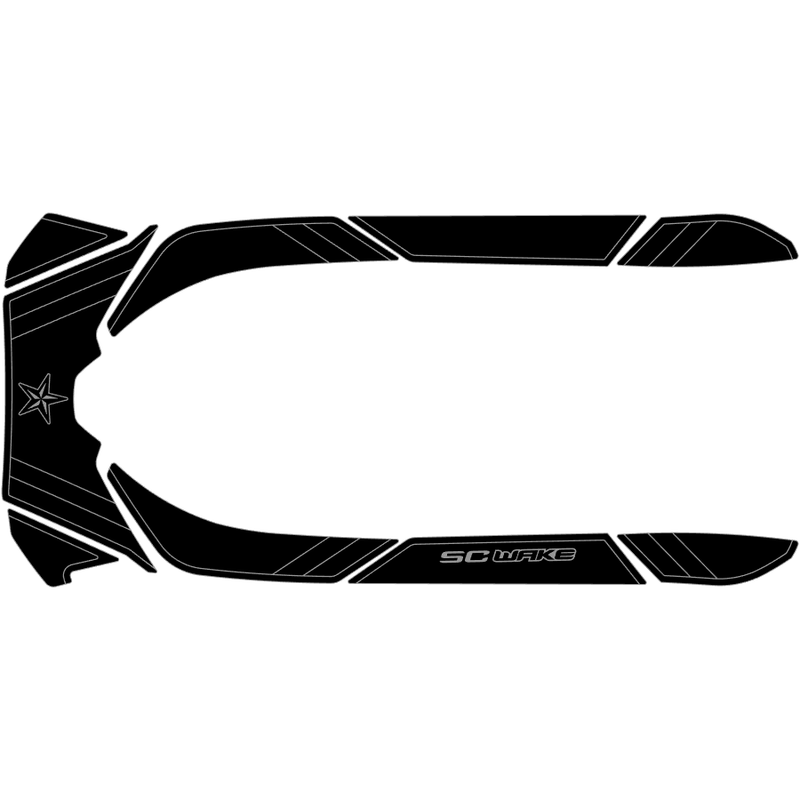 SC Wake Sea Doo GTI 130 '11-18 / GTI LTD 155 '12-19 / GTR 215 '12-19 / GTS 130 '12-19 / SE 130/155 '12-19 / & WAKE 155 '12-19 Waverunner Jet Ski Traction Mat Kit