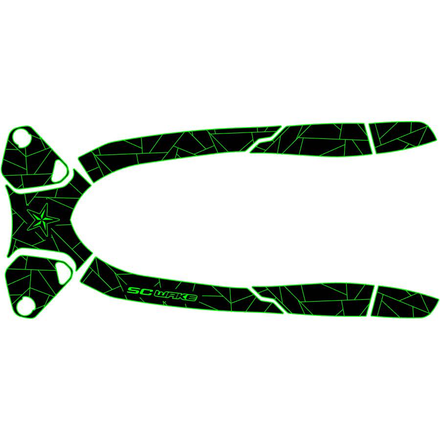 SC Wake Sea Doo RXT & RXT-X '10-15 / Wake 215 '10-15 / GTX 155 & 215 '12-15 (Not S Model) Waverunner Jet Ski Traction Mat Kit