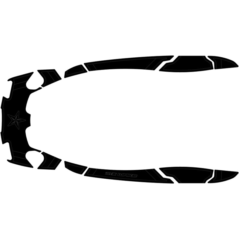 SC Wake Sea Doo AS 260 '09–16 / RXT-IS '09–16 / RXT-X IS 260 '09–16 / GTX-S 155 '12-17 /  GTX-S 260 '12-17 Waverunner Jet Ski Traction Mat Kit