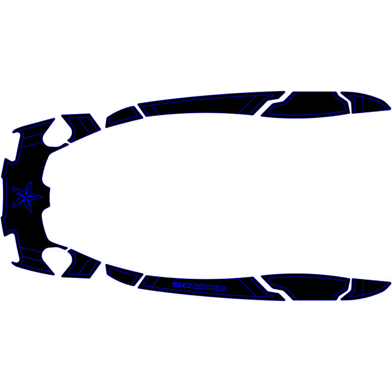 SC Wake Sea Doo AS 260 '09–16 / RXT-IS '09–16 / RXT-X IS 260 '09–16 / GTX-S 155 '12-17 /  GTX-S 260 '12-17 Waverunner Jet Ski Traction Mat Kit