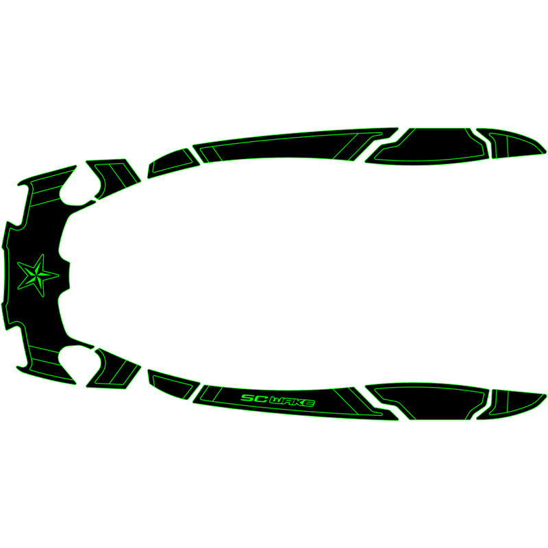 SC Wake Sea Doo AS 260 '09–16 / RXT-IS '09–16 / RXT-X IS 260 '09–16 / GTX-S 155 '12-17 /  GTX-S 260 '12-17 Waverunner Jet Ski Traction Mat Kit