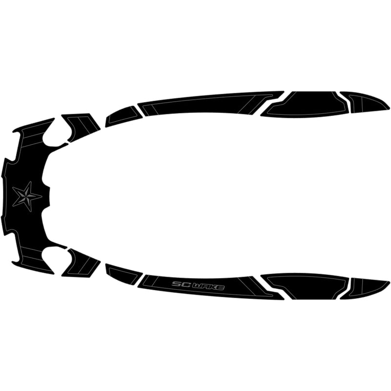 SC Wake Sea Doo AS 260 '09–16 / RXT-IS '09–16 / RXT-X IS 260 '09–16 / GTX-S 155 '12-17 /  GTX-S 260 '12-17 Waverunner Jet Ski Traction Mat Kit