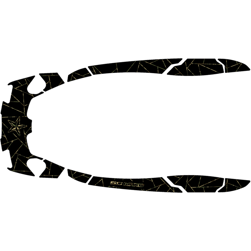 SC Wake Sea Doo AS 260 '09–16 / RXT-IS '09–16 / RXT-X IS 260 '09–16 / GTX-S 155 '12-17 /  GTX-S 260 '12-17 Waverunner Jet Ski Traction Mat Kit