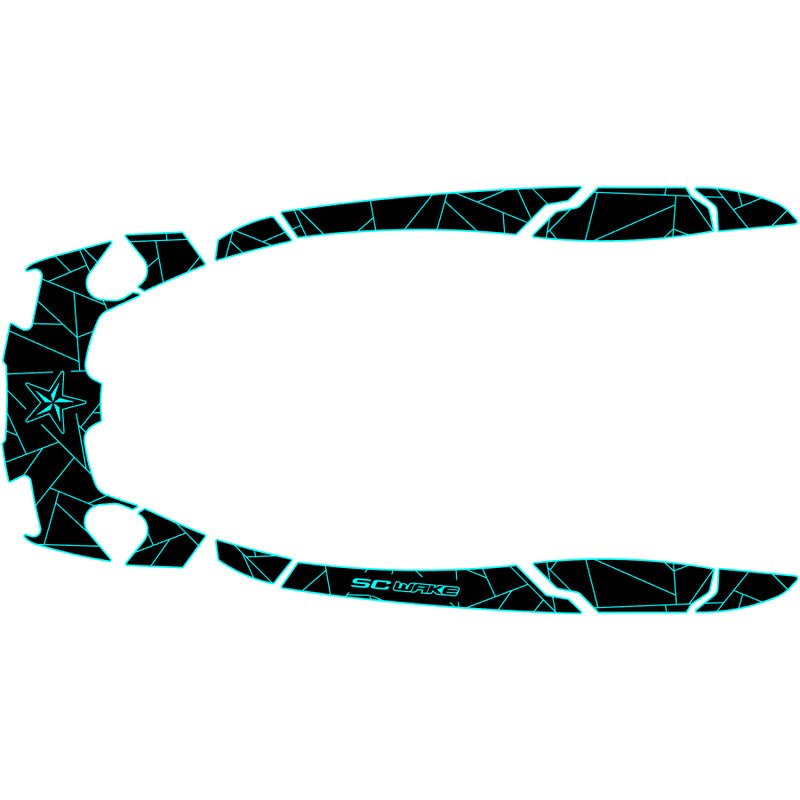 SC Wake Sea Doo AS 260 '09–16 / RXT-IS '09–16 / RXT-X IS 260 '09–16 / GTX-S 155 '12-17 /  GTX-S 260 '12-17 Waverunner Jet Ski Traction Mat Kit