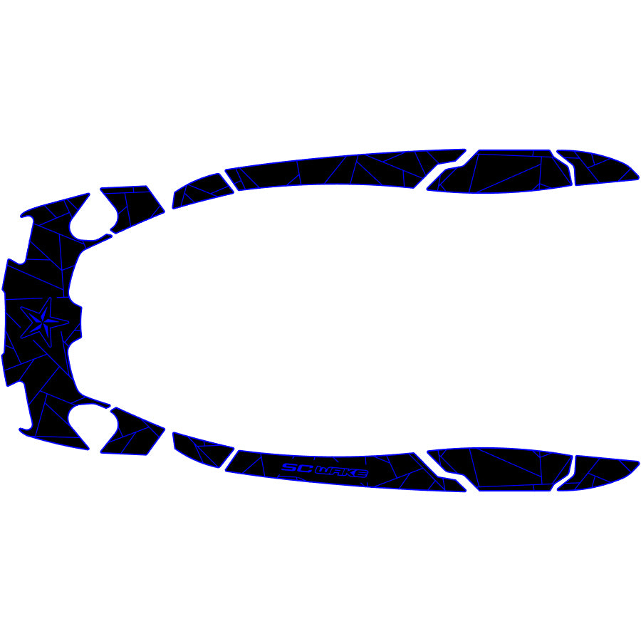 SC Wake Sea Doo AS 260 '09–16 / RXT-IS '09–16 / RXT-X IS 260 '09–16 / GTX-S 155 '12-17 /  GTX-S 260 '12-17 Waverunner Jet Ski Traction Mat Kit