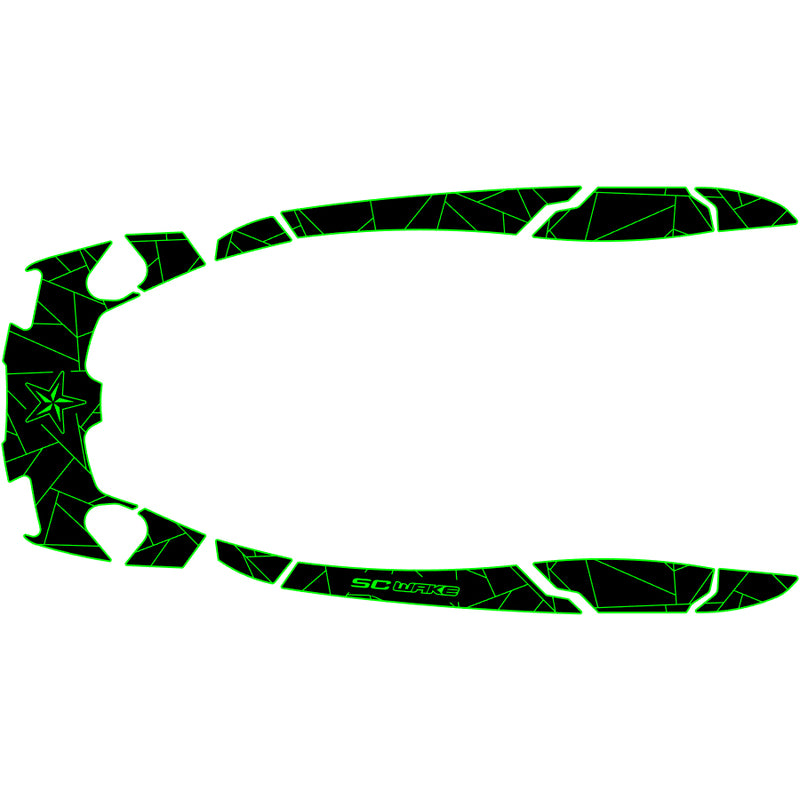 SC Wake Sea Doo AS 260 '09–16 / RXT-IS '09–16 / RXT-X IS 260 '09–16 / GTX-S 155 '12-17 /  GTX-S 260 '12-17 Waverunner Jet Ski Traction Mat Kit