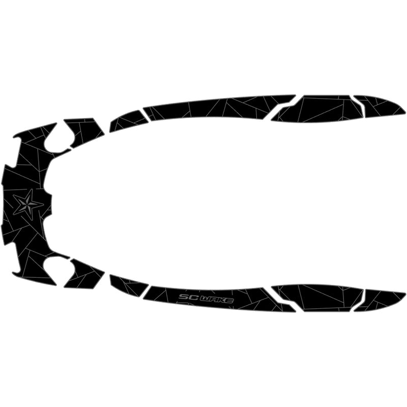 SC Wake Sea Doo AS 260 '09–16 / RXT-IS '09–16 / RXT-X IS 260 '09–16 / GTX-S 155 '12-17 /  GTX-S 260 '12-17 Waverunner Jet Ski Traction Mat Kit