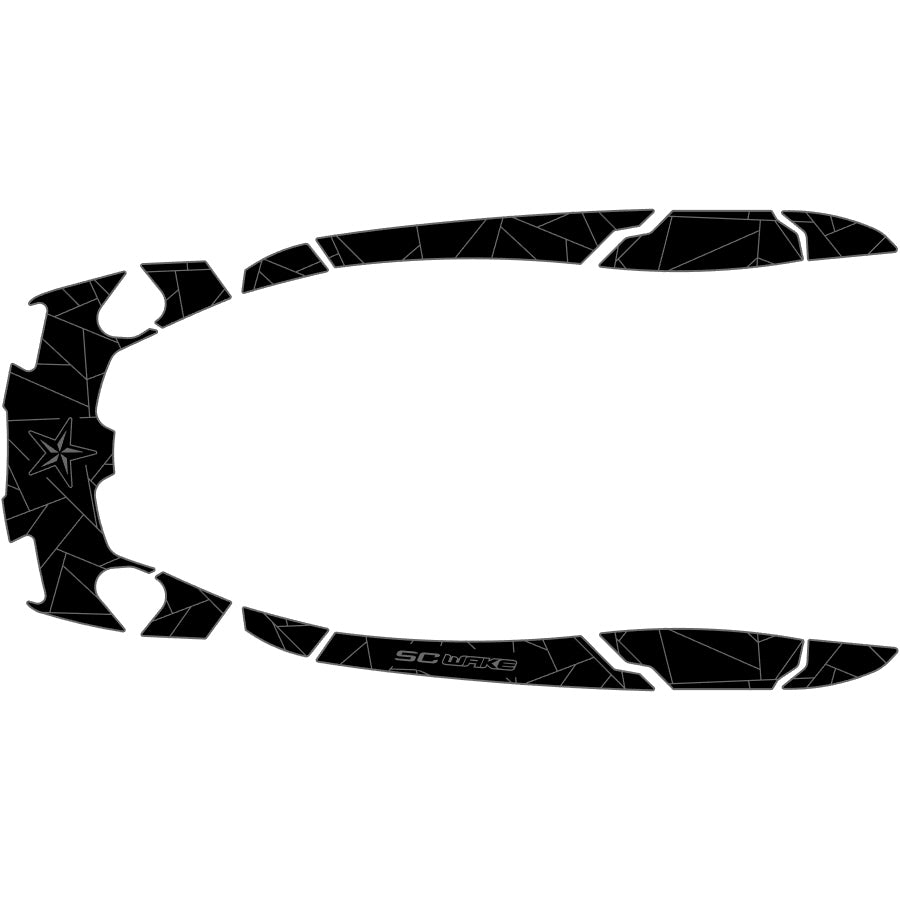 SC Wake Sea Doo AS 260 '09–16 / RXT-IS '09–16 / RXT-X IS 260 '09–16 / GTX-S 155 '12-17 /  GTX-S 260 '12-17 Waverunner Jet Ski Traction Mat Kit