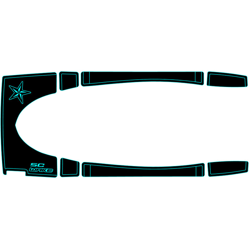 SC Wake Sea Doo RXP '06-11 / RXP-X '08-11 Waverunner Jet Ski Traction Mat Kit