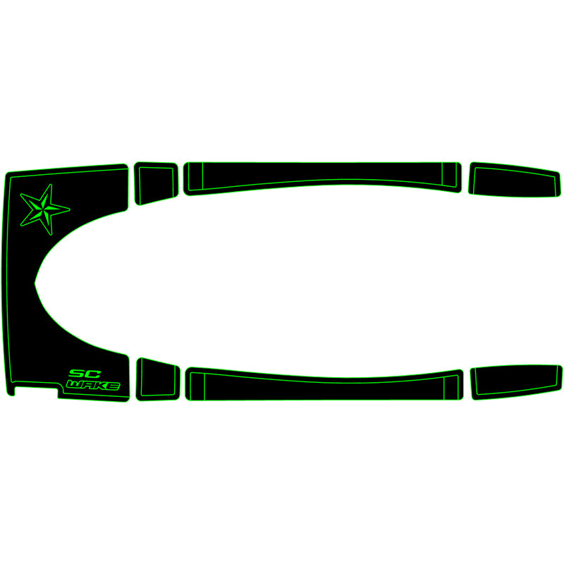 SC Wake Sea Doo RXP '06-11 / RXP-X '08-11 Waverunner Jet Ski Traction Mat Kit