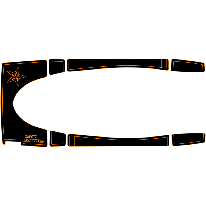 SC Wake Sea Doo RXP '06-11 / RXP-X '08-11 Waverunner Jet Ski Traction Mat Kit