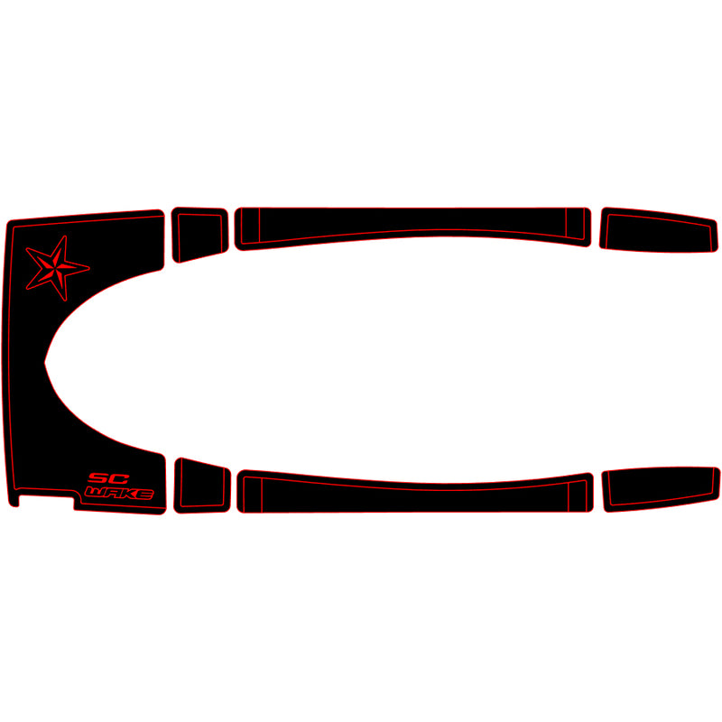 SC Wake Sea Doo RXP '06-11 / RXP-X '08-11 Waverunner Jet Ski Traction Mat Kit