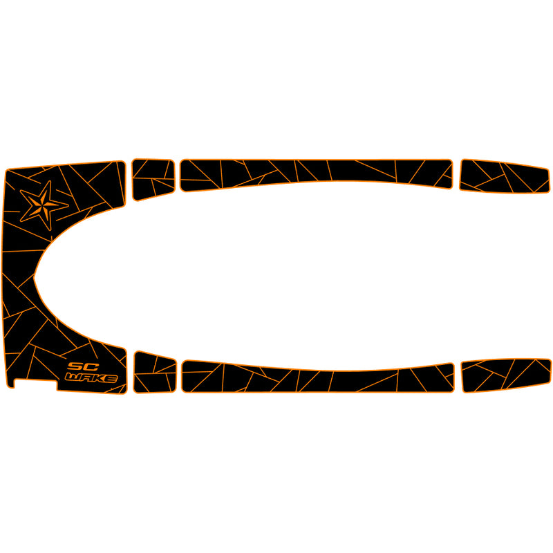 SC Wake Sea Doo RXP '06-11 / RXP-X '08-11 Waverunner Jet Ski Traction Mat Kit