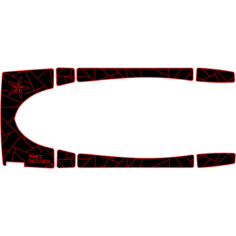 SC Wake Sea Doo RXP '06-11 / RXP-X '08-11 Waverunner Jet Ski Traction Mat Kit