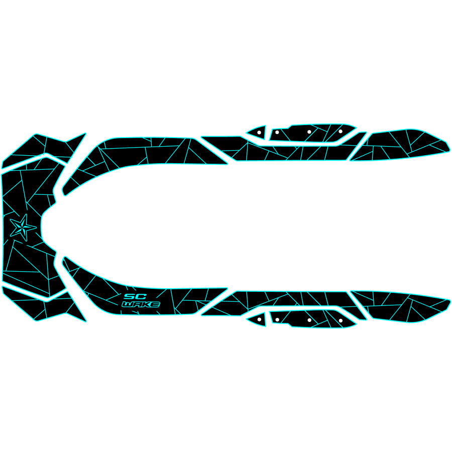 SC Wake Sea Doo RXP-X 260 '12-16 / GTR-X 230 '17-19 / RXP-X 300 '12-20 Waverunner Jet Ski Traction Mat Kit
