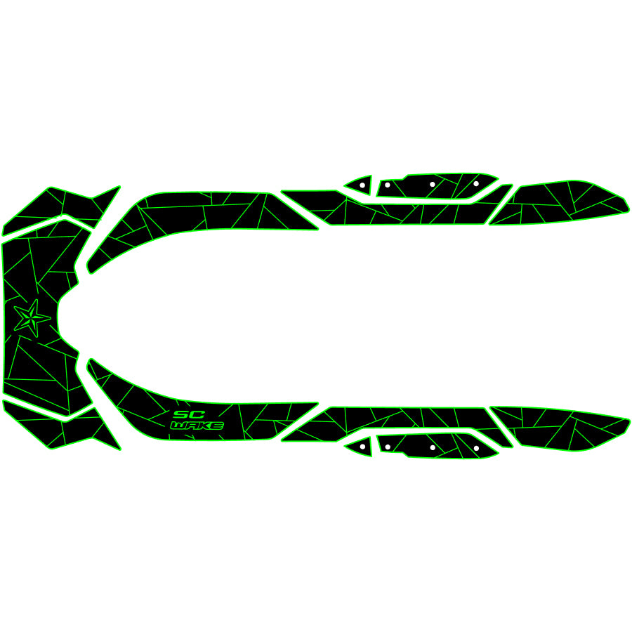 SC Wake Sea Doo RXP-X 260 '12-16 / GTR-X 230 '17-19 / RXP-X 300 '12-20 Waverunner Jet Ski Traction Mat Kit