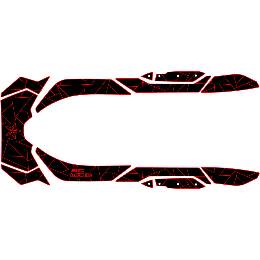 SC Wake Sea Doo RXP-X 260 '12-16 / GTR-X 230 '17-19 / RXP-X 300 '12-20 Waverunner Jet Ski Traction Mat Kit