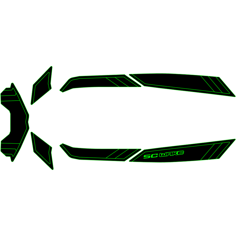 SC Wake Sea Doo Spark 3-Up '14-21 Waverunner Jet Ski Traction Mat Kit