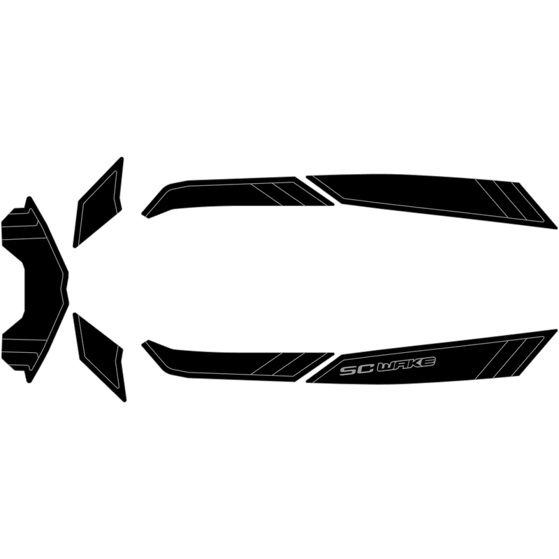 SC Wake Sea Doo Spark 3-Up '14-21 Waverunner Jet Ski Traction Mat Kit