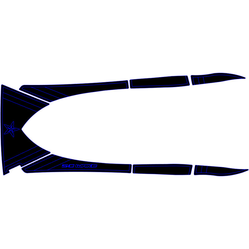 SC Wake Sea Doo GTX '03-08 / GTX 4-TEC '02-05 / GTX DI '02-03 / RXT / RXT-X Pre '09 Waverunner Jet Ski Traction Mat Kit
