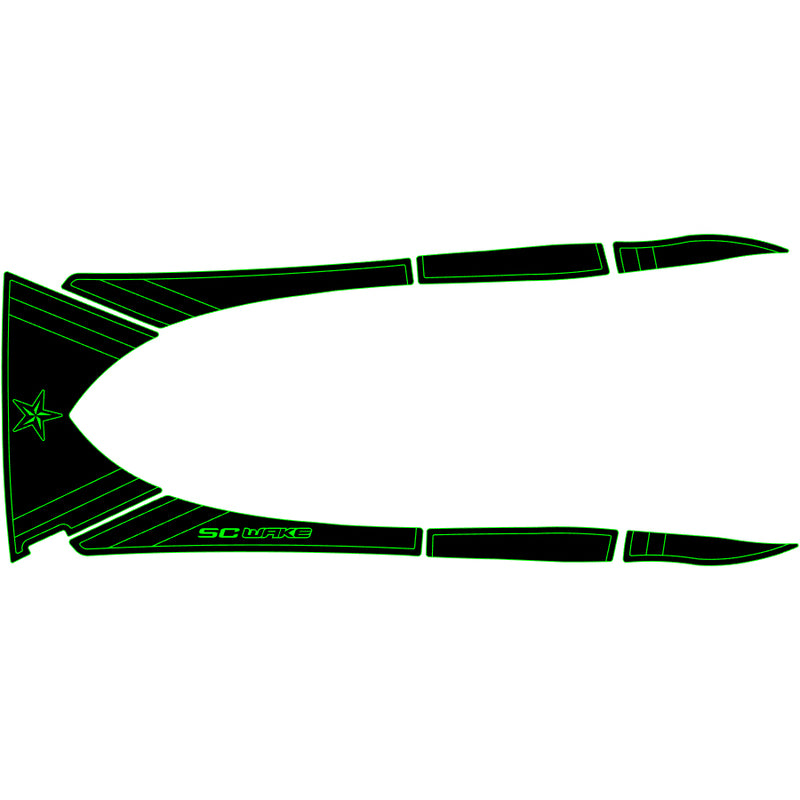 SC Wake Sea Doo GTX '03-08 / GTX 4-TEC '02-05 / GTX DI '02-03 / RXT / RXT-X Pre '09 Waverunner Jet Ski Traction Mat Kit