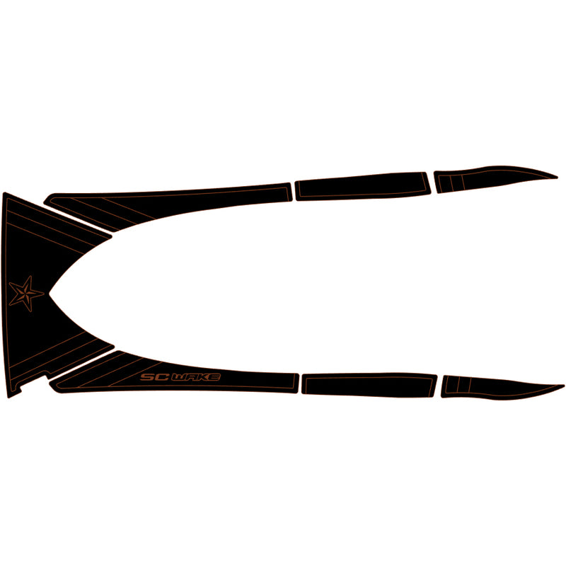 SC Wake Sea Doo GTX '03-08 / GTX 4-TEC '02-05 / GTX DI '02-03 / RXT / RXT-X Pre '09 Waverunner Jet Ski Traction Mat Kit