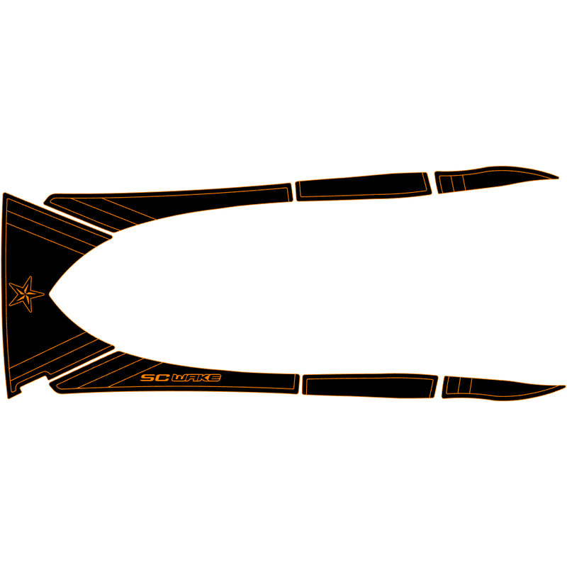 SC Wake Sea Doo GTX '03-08 / GTX 4-TEC '02-05 / GTX DI '02-03 / RXT / RXT-X Pre '09 Waverunner Jet Ski Traction Mat Kit