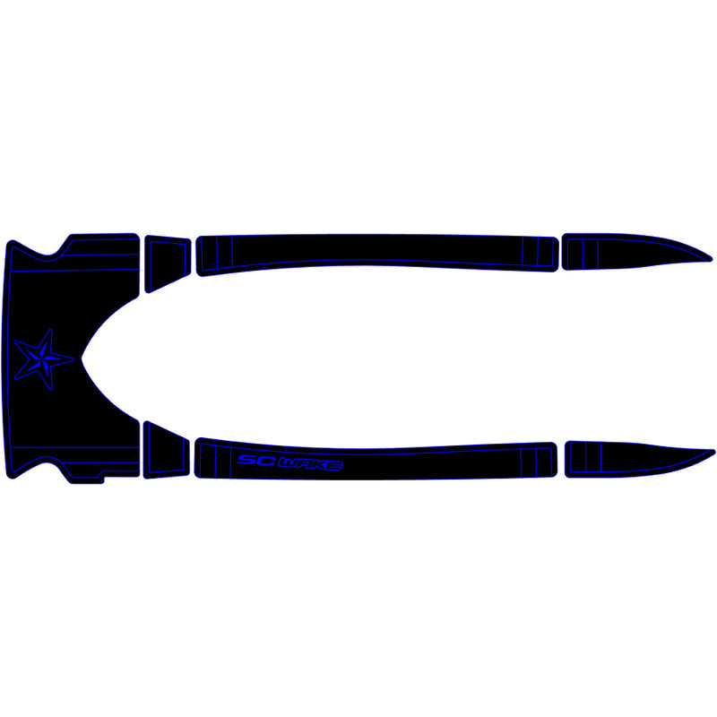 SC Wake Sea Doo GTS '01 / GTI '01-05 / GTI / GTI LE / GTI LE RFI / GTI RFI Std. '01-05 Waverunner Jet Ski Traction Mat Kit