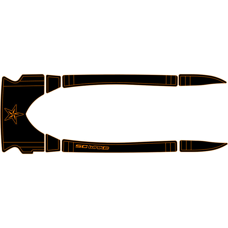 SC Wake Sea Doo GTS '01 / GTI '01-05 / GTI / GTI LE / GTI LE RFI / GTI RFI Std. '01-05 Waverunner Jet Ski Traction Mat Kit