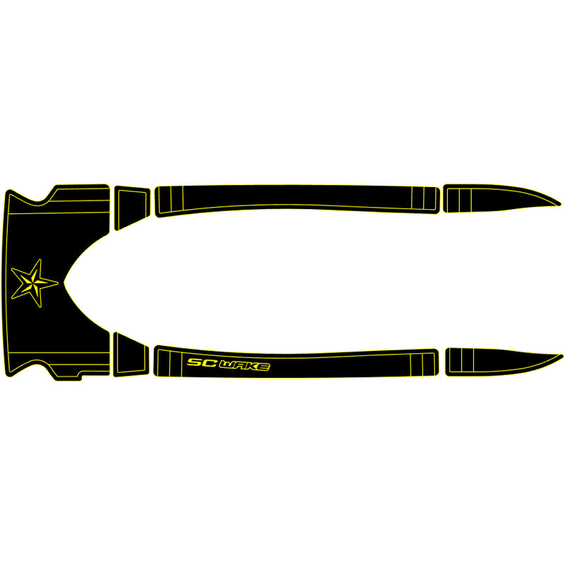 SC Wake Sea Doo GTS '01 / GTI '01-05 / GTI / GTI LE / GTI LE RFI / GTI RFI Std. '01-05 Waverunner Jet Ski Traction Mat Kit