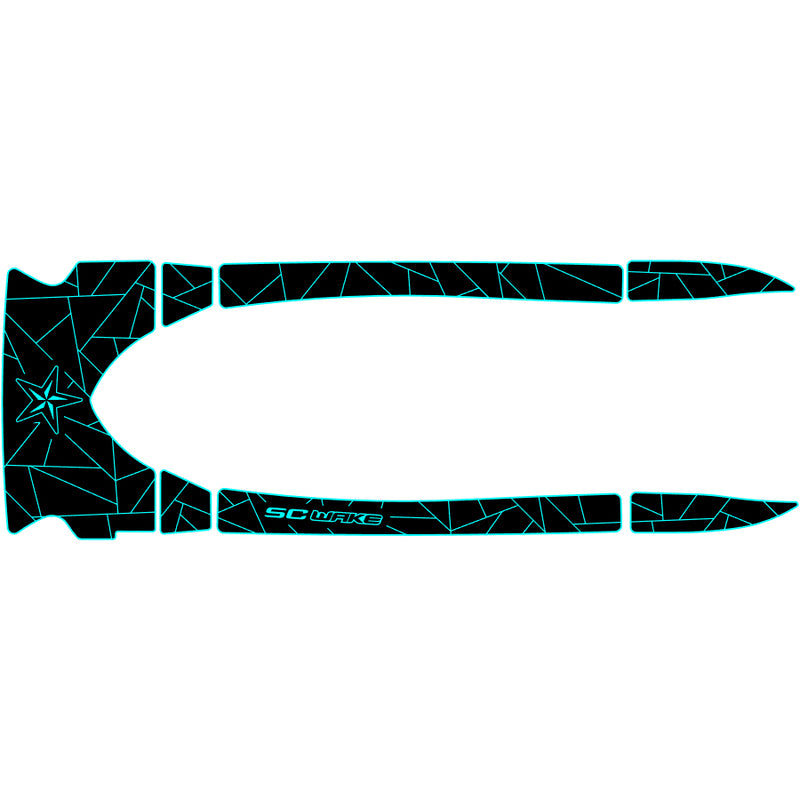 SC Wake Sea Doo GTS '01 / GTI '01-05 / GTI / GTI LE / GTI LE RFI / GTI RFI Std. '01-05 Waverunner Jet Ski Traction Mat Kit