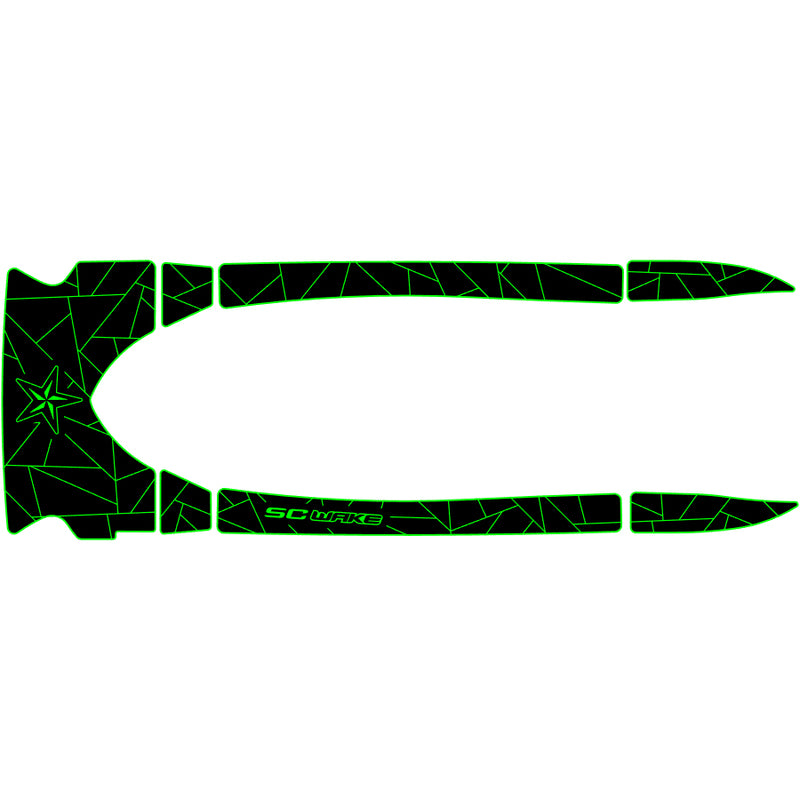 SC Wake Sea Doo GTS '01 / GTI '01-05 / GTI / GTI LE / GTI LE RFI / GTI RFI Std. '01-05 Waverunner Jet Ski Traction Mat Kit