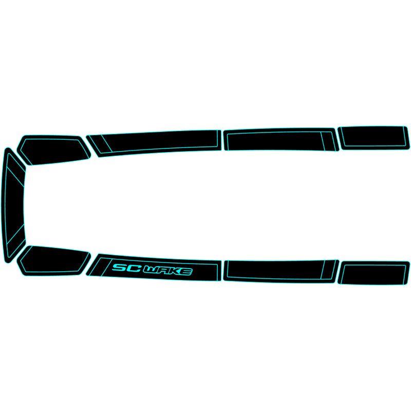 SC Wake Sea Doo GT Family '90-95 / GTI '96 / GTS '96-00 Waverunner Jet Ski Traction Mat Kit