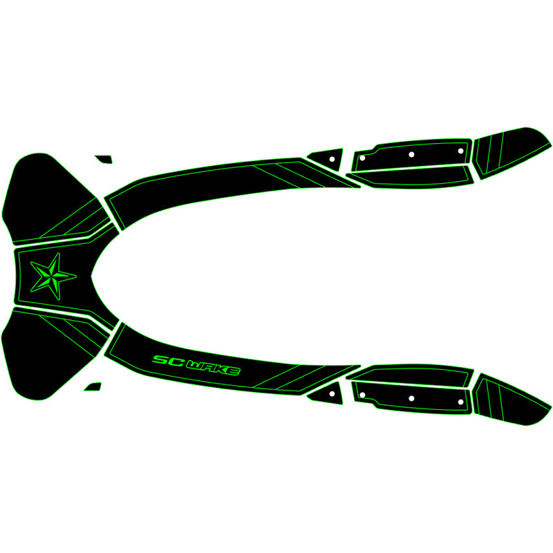 SC Wake Sea Doo RXT 300 '16-17 Waverunner Jet Ski Traction Mat Kit