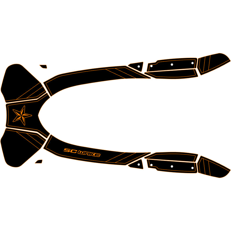 SC Wake Sea Doo RXT 300 '16-17 Waverunner Jet Ski Traction Mat Kit