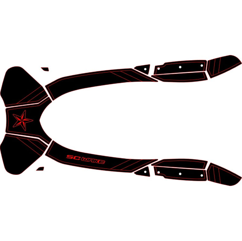 SC Wake Sea Doo RXT 300 '16-17 Waverunner Jet Ski Traction Mat Kit