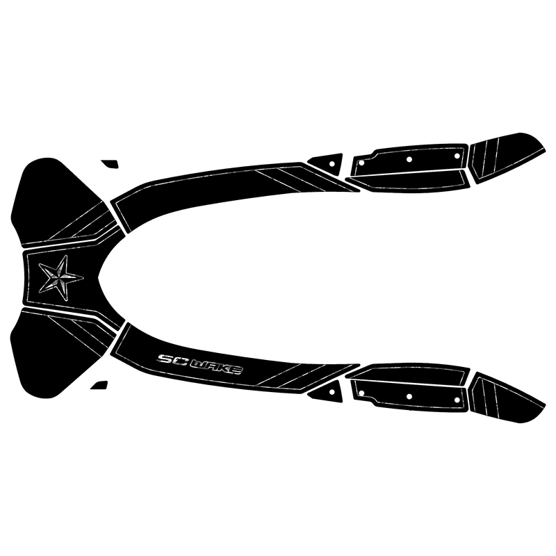 SC Wake Sea Doo RXT 300 '16-17 Waverunner Jet Ski Traction Mat Kit