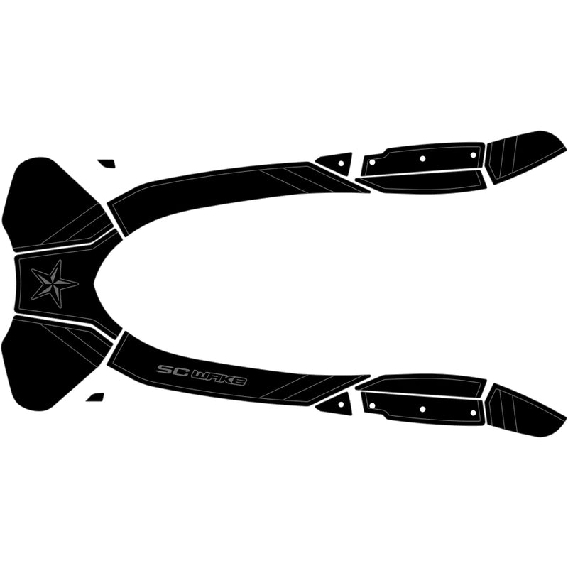 SC Wake Sea Doo RXT 300 '16-17 Waverunner Jet Ski Traction Mat Kit