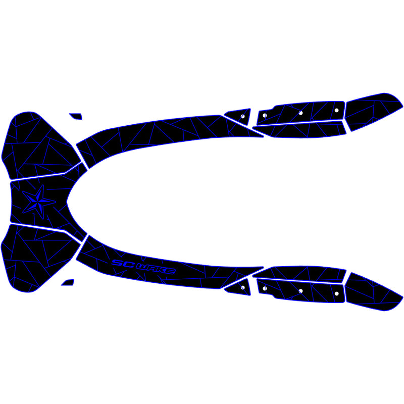 SC Wake Sea Doo RXT 300 '16-17 Waverunner Jet Ski Traction Mat Kit