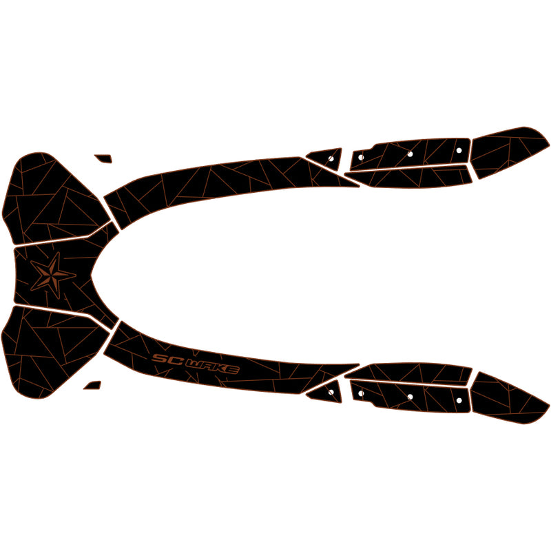 SC Wake Sea Doo RXT 300 '16-17 Waverunner Jet Ski Traction Mat Kit