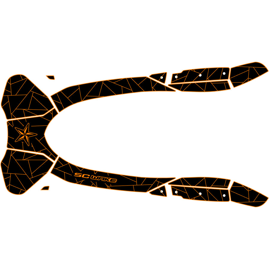 SC Wake Sea Doo RXT 300 '16-17 Waverunner Jet Ski Traction Mat Kit